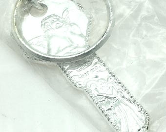 Avon Silver Plated Guardian Angel Keyring