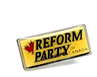Early Vintage Reform Party of Canada Lapel Pin