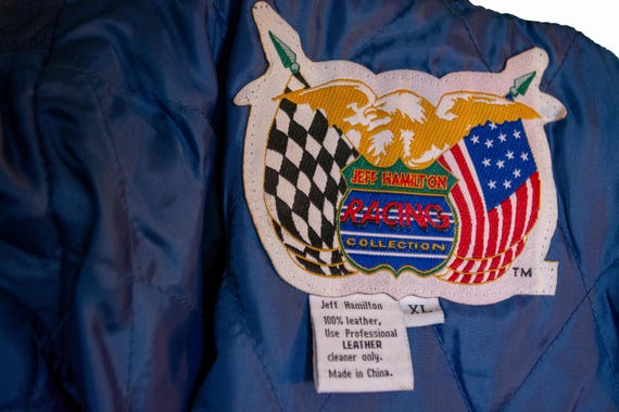 1990s Rusty Wallace Miller Lite Leather NASCAR Jacket - Jeff