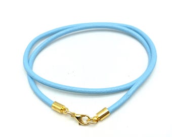 33 Colors! Custom Made 3mm Leather Cord Necklaces