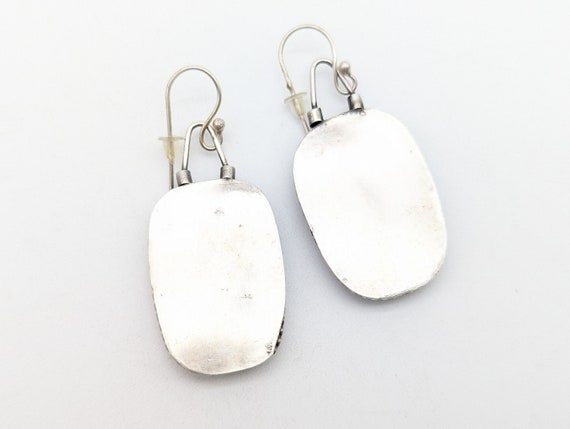 Artisan Dendritic Agate & Sterling Silver Dangle … - image 7