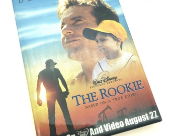 Vintage Disney The Rookie Movie Advertising Pinback Button