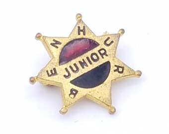 Enameled Ben Hur Junior Member Hat / Lapel Pin, JM