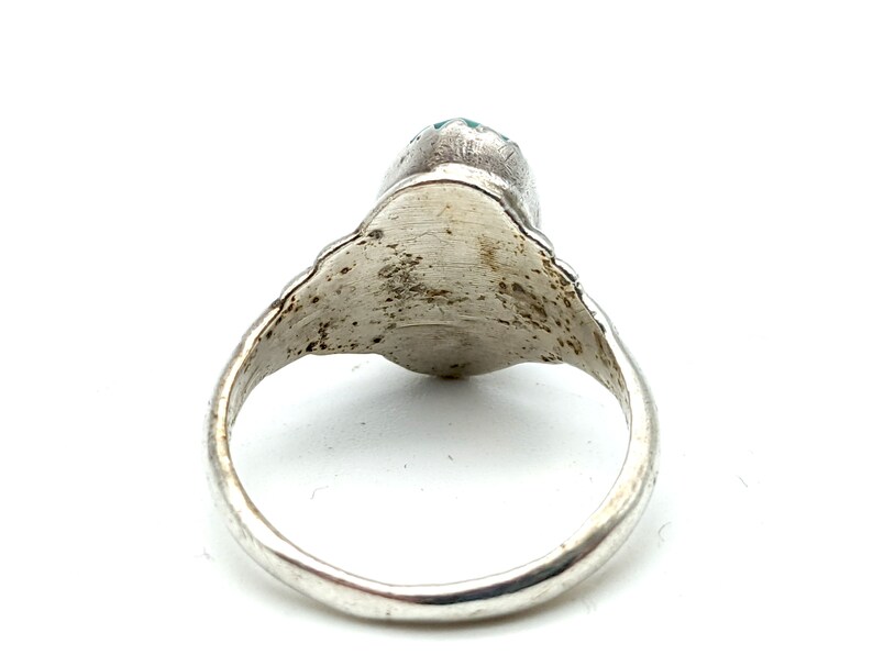 Vintage Sterling Silver /& Turquoise Ring Size 3.25