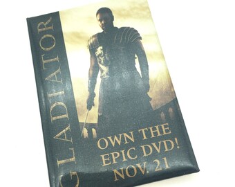 Vintage Gladiator Movie Advertising Button