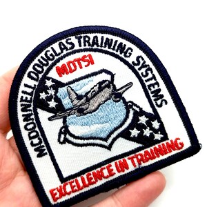Vintage McDonnell Douglas Training Systems MDTSI Shoulder Patch