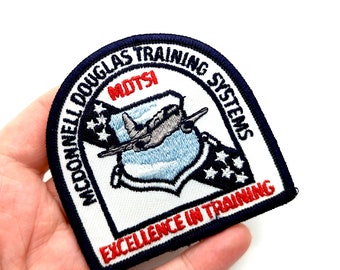 Vintage McDonnell Douglas Training Systems MDTSI Shoulder Patch