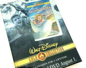 Vintage Rescuers Down Under  Movie Advertising Pinback Button