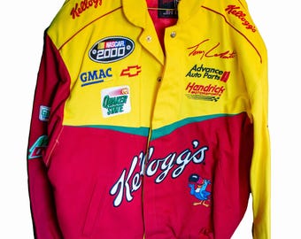 New 1990s Terry Labonte Kellogg's Tony The Tiger Jeff Hamilton NASCAR 2000 Jacket - XL