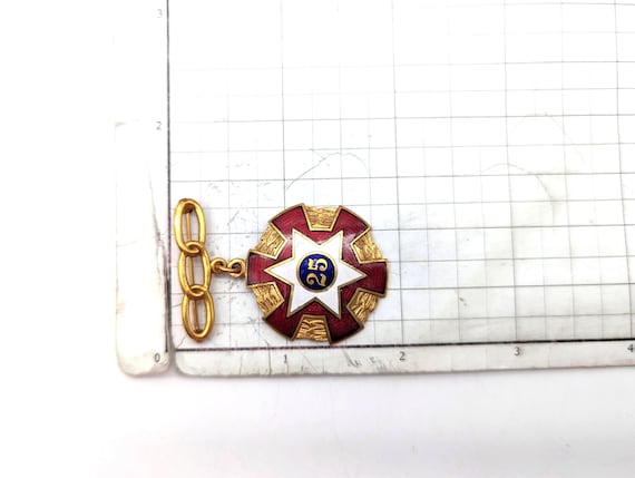 Vtg IOOF Independent Order Of Odd Fellows Savanna IL Lodge 164 Coin - Foto 10