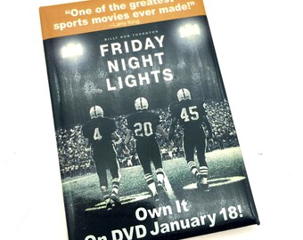 Vintage Friday Night Lights Advertising Pinback Button