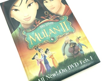 Vintage Disney Mulan II Movie Advertising Pinback Button