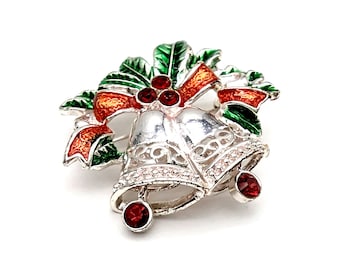 Vintage Avon Holiday Bells Brocoh