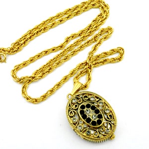 Vintage Vanity Fair Watch Pendant Necklace - 24&quot;