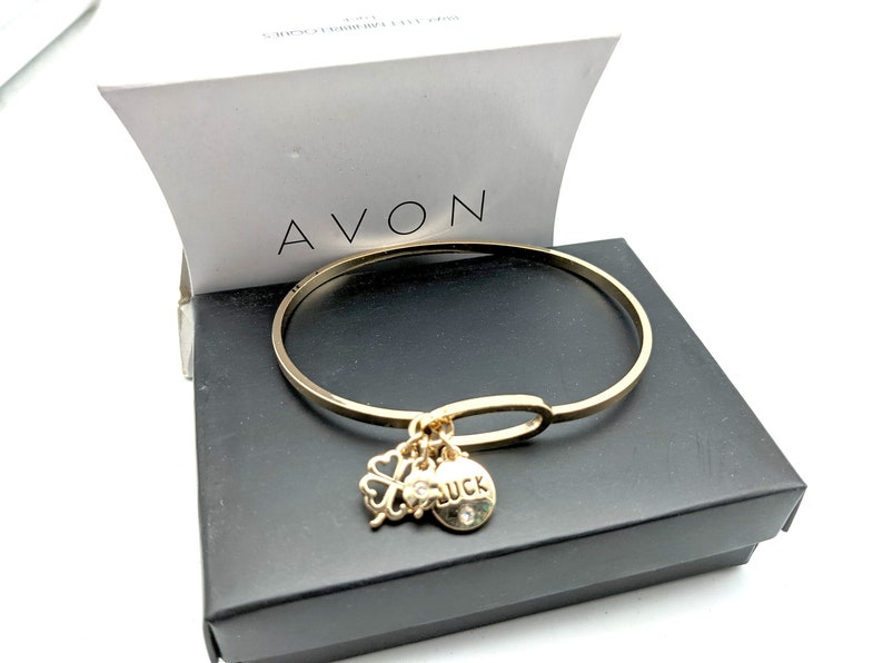 Vintage Avon Mini Charms Luck Bracelet