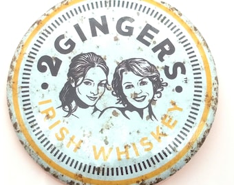 Vintage 2 Gingers Irish Whisky Button