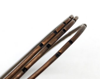 Set of Three 9" Vintage Copper Bangles
