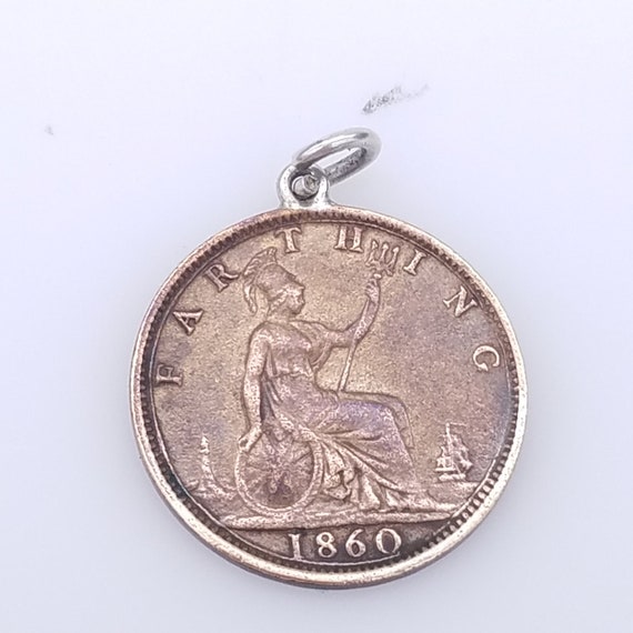 1915 103rd Birthday Anniversary Farthing Gold Plated Pendant ready to hang