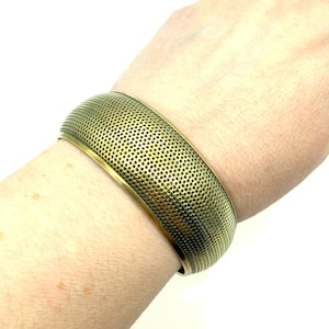 Vintage Brass Bangle Bracelet