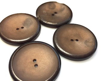 Jumbo Lucite Coat Buttons, 2-Hole - 38mm / 54L / 1 5/16"