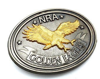 Vintage NRA Golden Eagles Buckle