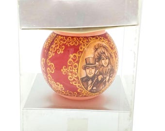 Vintage Hallmark, "Our __ Christmas Together" Glass Ball Ornament, in Original Box