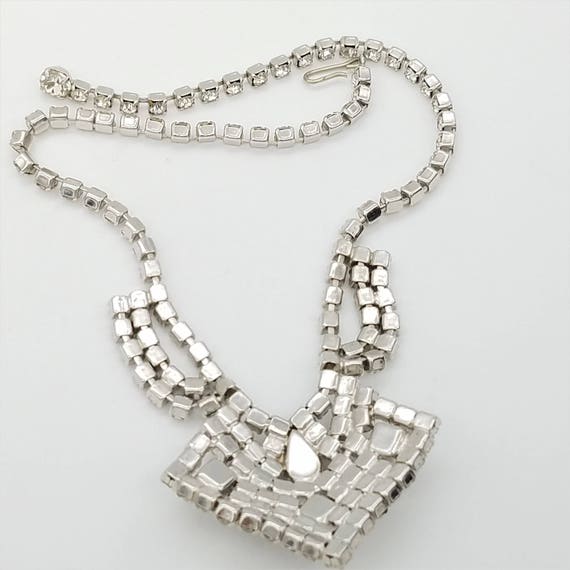 Stunning, Like New, 1950's Vintage Rhinestone Cho… - image 7