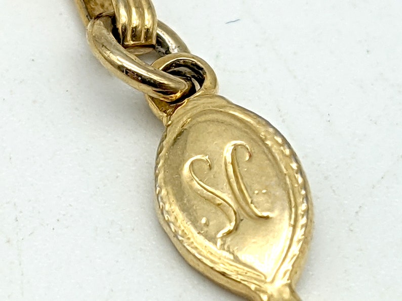 Vintage Signed Sarah Coventry Rhinestone Gold Tone Necklace 18