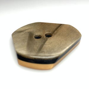 Over-sized Triangular Lucite Button 40 mm  / 1 5/8" / 64L