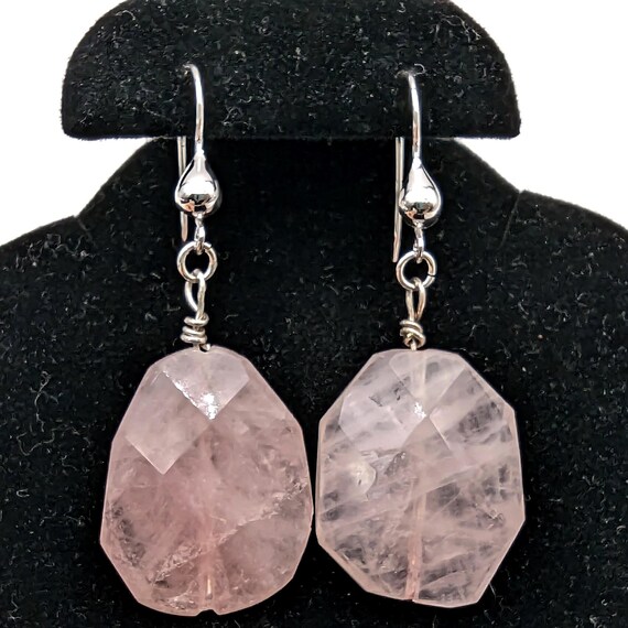 Orecchini Pendenti In Argento 925 Con Quarzo Rosa – Gioielli Eleganti In Confezione Regalo - copertina