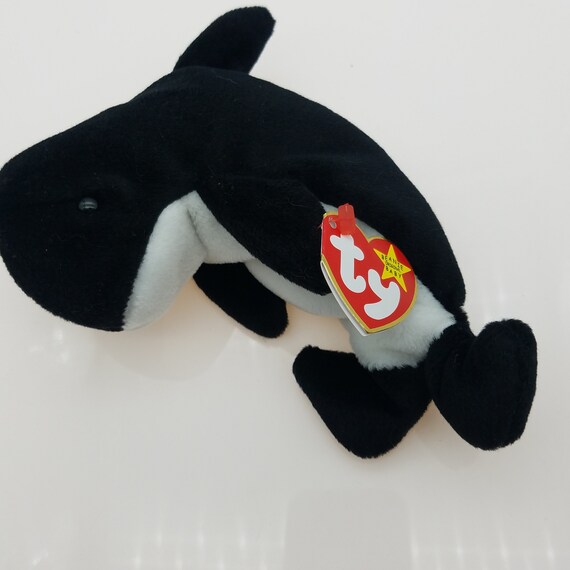 killer whale beanie baby
