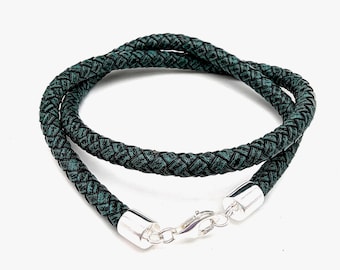52 Colors! Custom Made 6mm Braided Leather Necklace or Choker