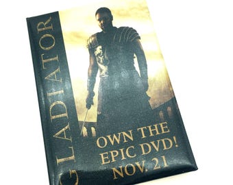 Vintage Gladiator Movie Advertising Button