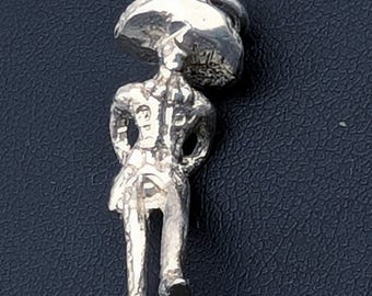 Sterling Silver Mexican Hat Dancer Charm or Pendant