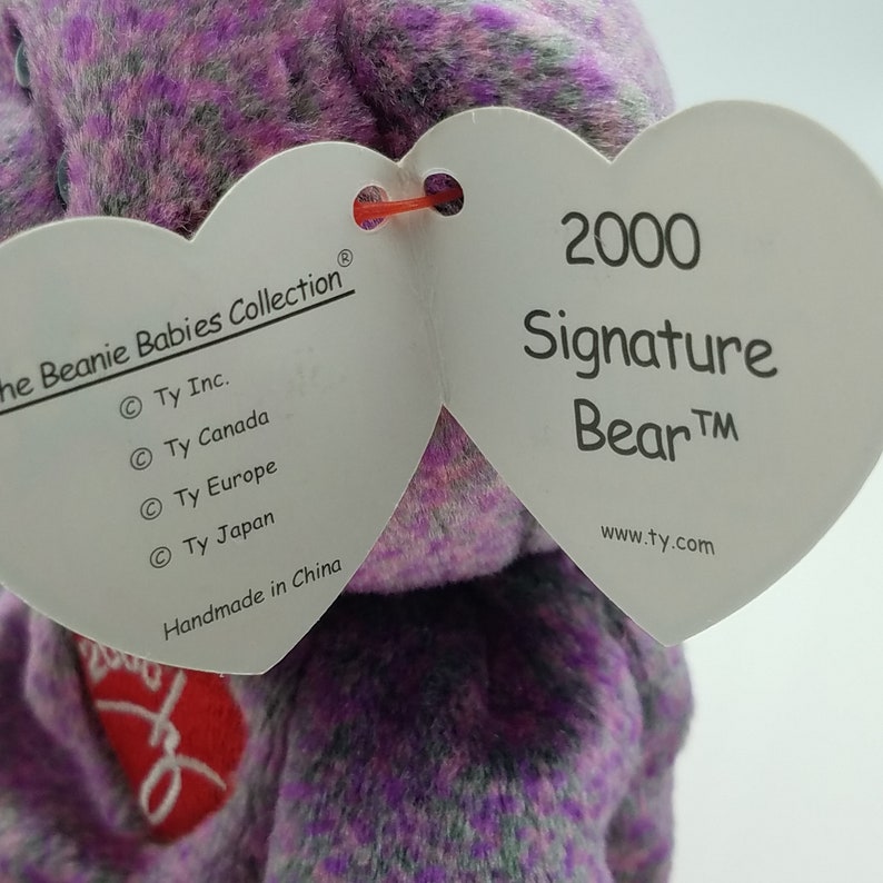 Ty Beanie Baby 2000 Signature Bear | Etsy