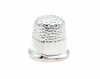 Vintage Sterling Silver Thimble Charm