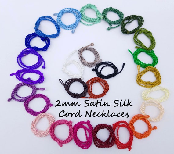 Thin shop necklace cord
