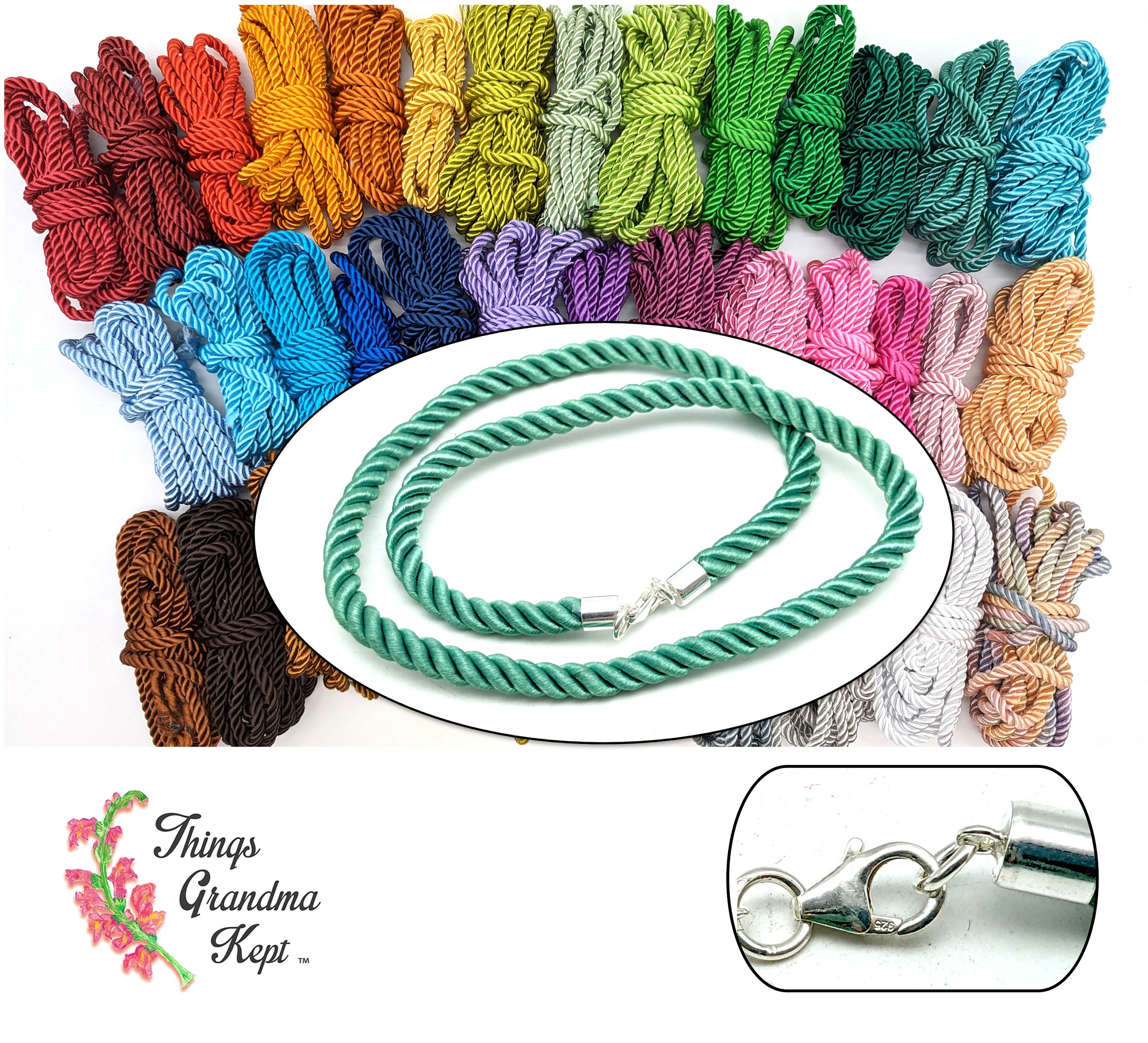 1M DIY Handmade Weaving String Rope Cord Jewelry Necklace Bracelet Material  Rope