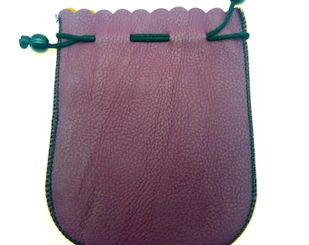 Borsa porta dadi con coulisse in pelle PU, portagioie da cassetto, finta pelle