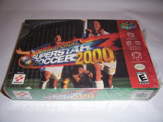 Very Rare International Superstar Soccer 00 Nintendo 64 Cib Etsy
