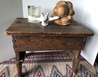 Shoe Shine Stool Etsy