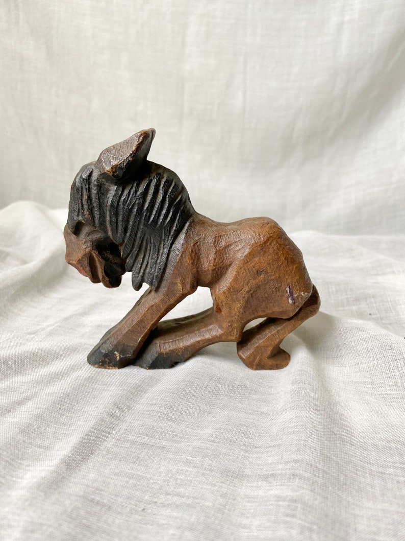 Vintage Stubborn Mule Statue in Resin / 1940s Donkey Figurine Etsy