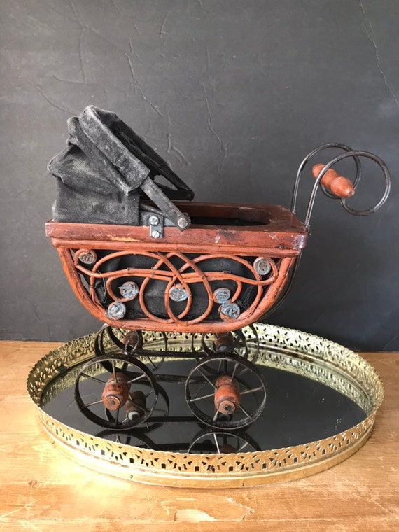 wicker doll carriage prices
