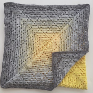PDF Pattern Dainty Diamonds Crochet Blanket Pattern Intermediate level Instant Download image 5