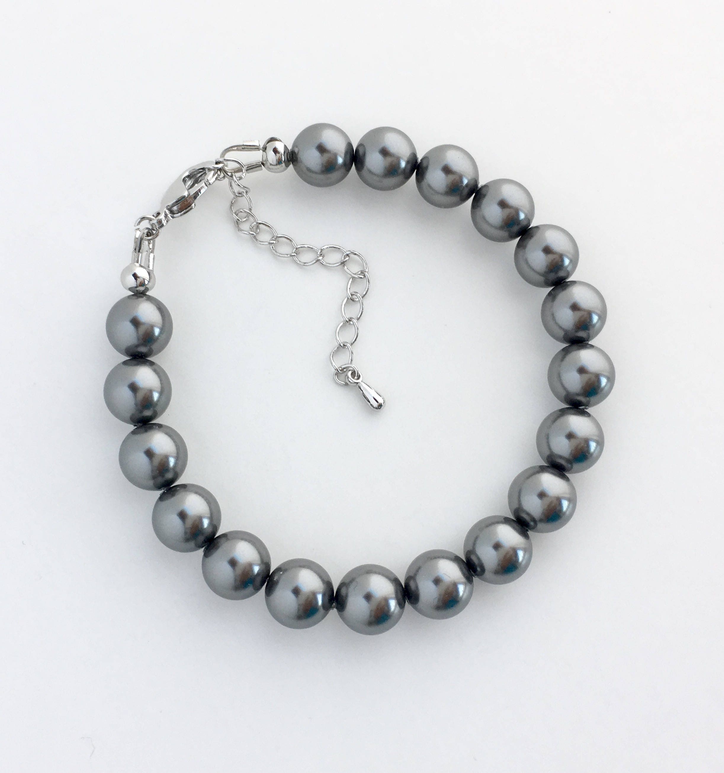 Gray 2024 pearl bracelet