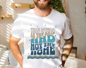 St. Therese von Lisieux Unisex-Jersey-Kurzarm-T-Shirt, World's thy Ship Shirt, katholisches Kleid,St. Therese Geschenk Shirt, Katholische Heilige t-Shirt