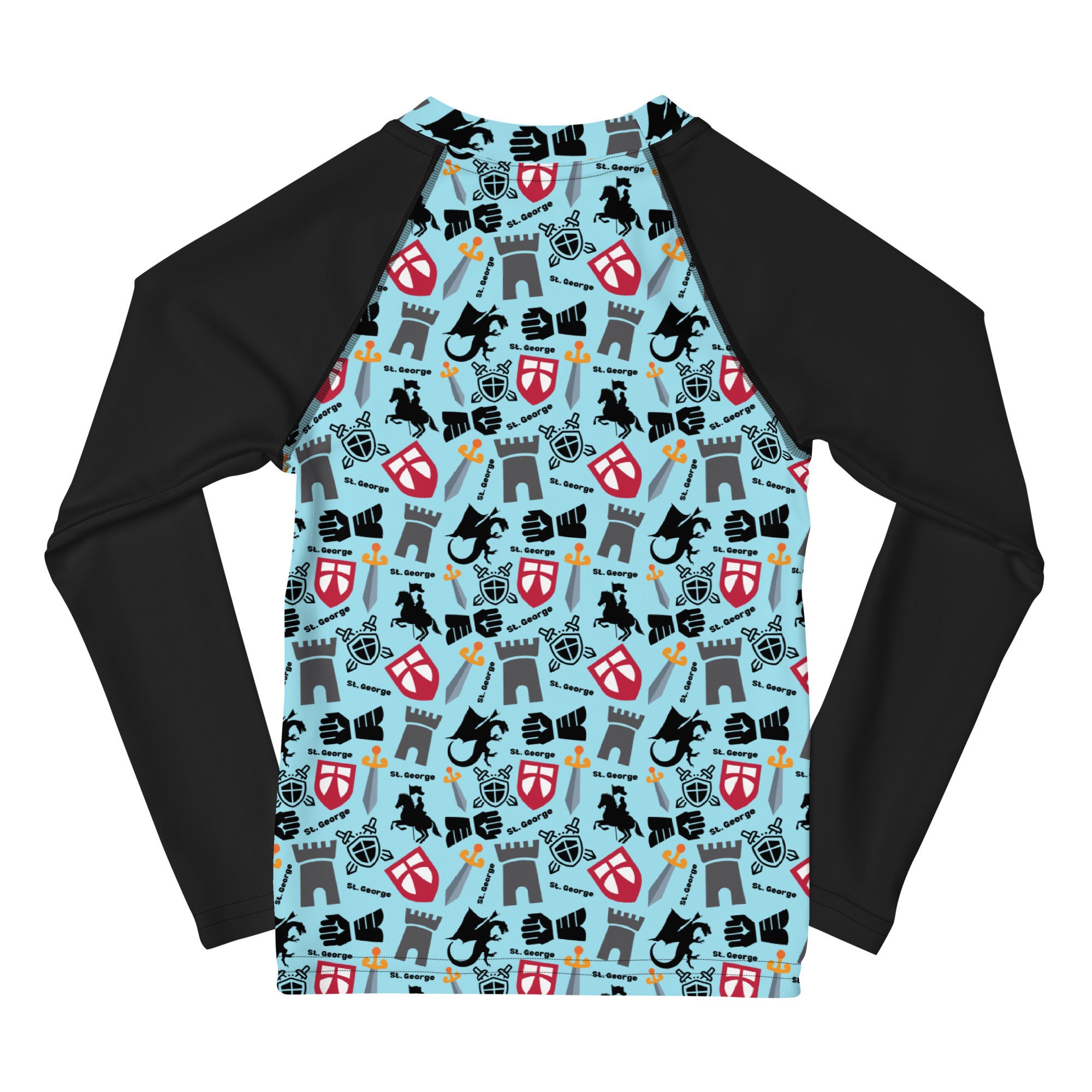 Catholic Rash Guards St. George Catholic Kids Rash Guard Swimming, Catholic Children Apparel ...