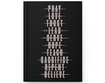 Catholic Saints Hardcover Journal Notebook Matte,Confirmation Gift,Catholic Gift for Mom/Dad/Priest,Prayer Journal,Catholic Mass,5.75"x8"