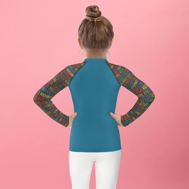 Catholic Rash Guards Women Catholic Saint Names Kids Rash Guard, Catholic Children Apparel ...