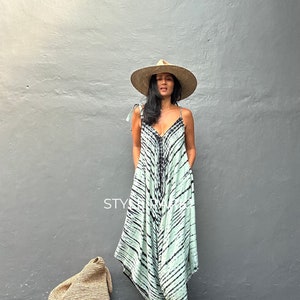 JP138/Jumpsuit, Maxi Jumpsuit, Boho Jumpsuit, Sommer Jumpsuit, Plus Größe Jumpsuit, Yoga